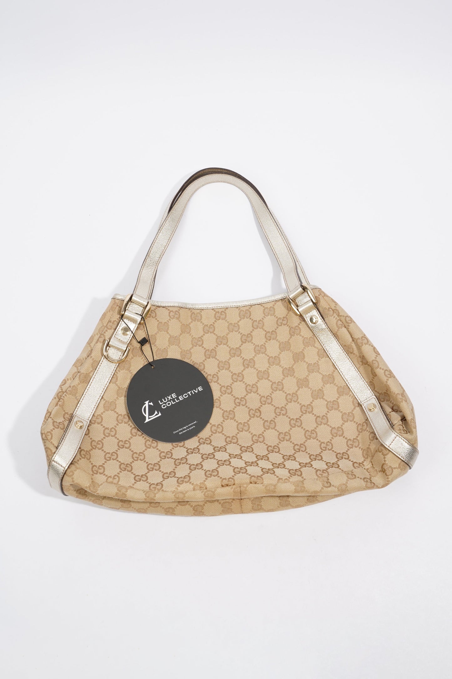Gucci Tote Bag Supreme Print / Silver Canvas