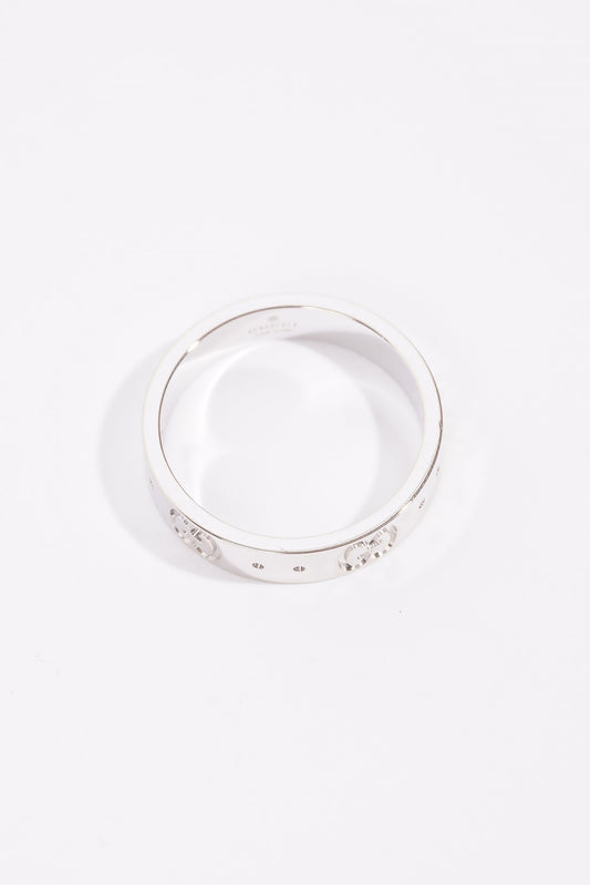 Gucci Icon Ring White Gold White Gold 10