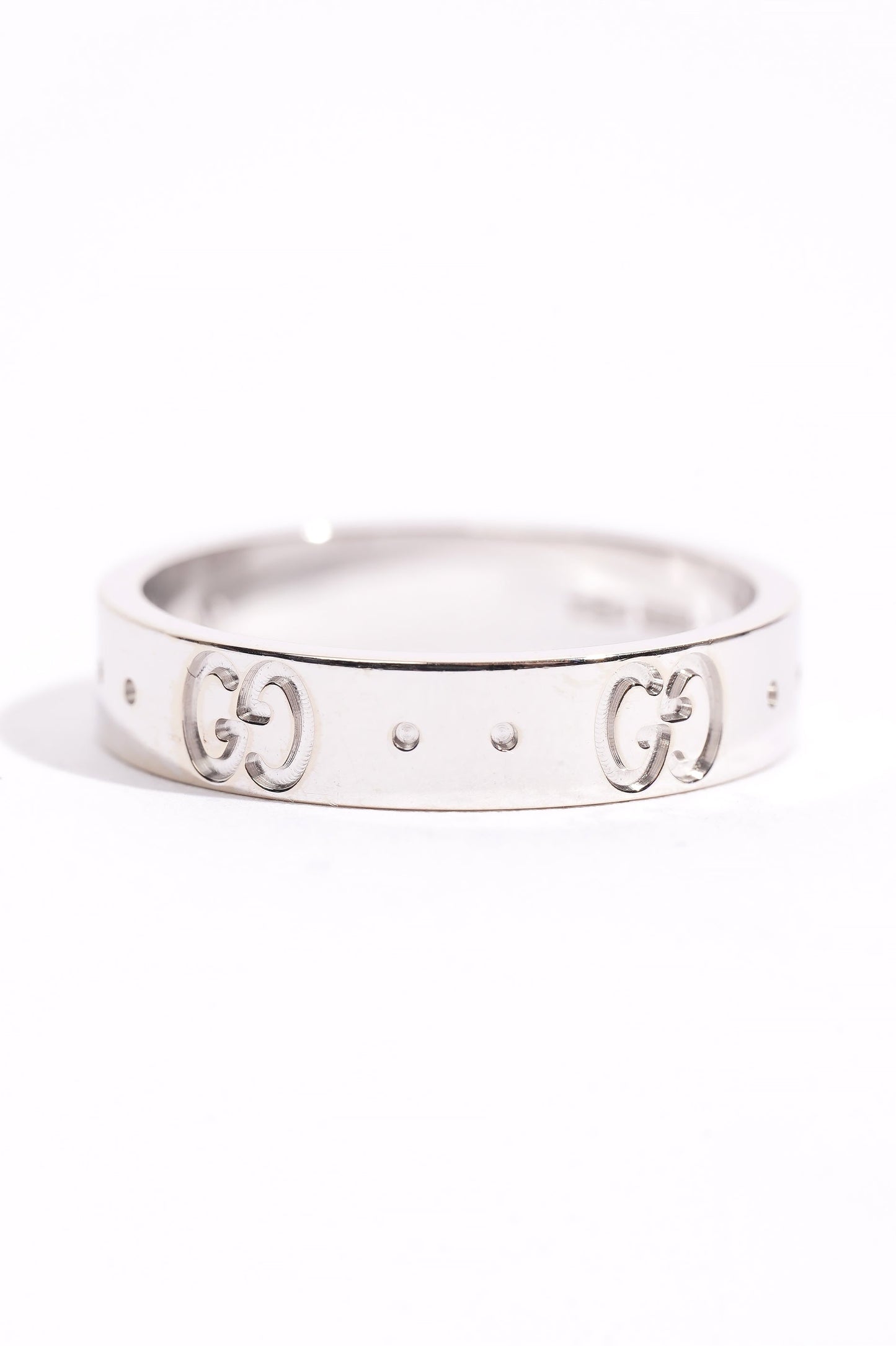 Gucci Icon Ring White Gold White Gold 10