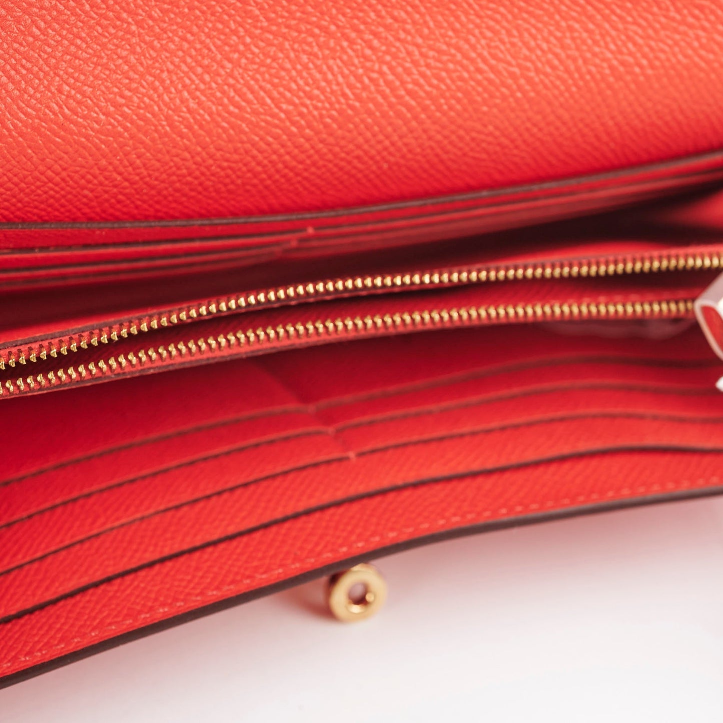 Hermes Kelly Long Wallet Epsom Rose Jaipur X Stamp (2016)