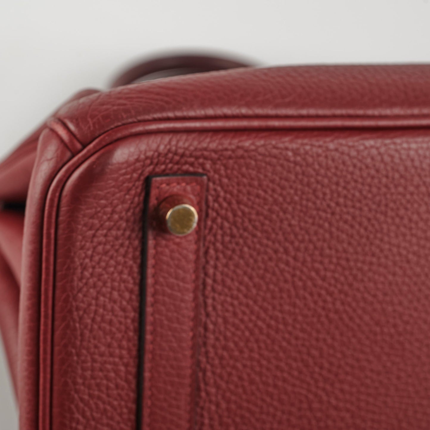 Hermes Birkin 30 Clemence/Swift Rouge