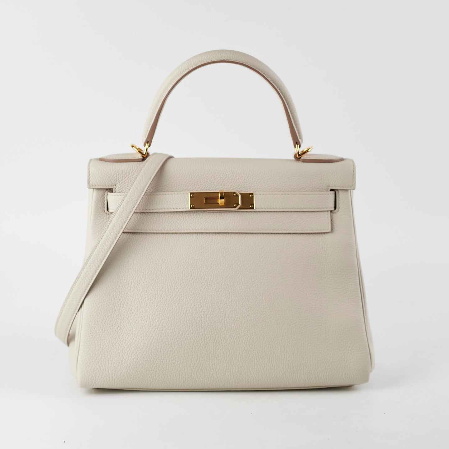 Hermes Kelly 28 Craie Togo - U Stamp
