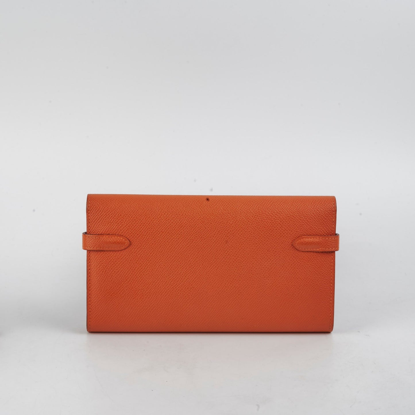 Hermes Kelly Long Wallet Orange Epsom