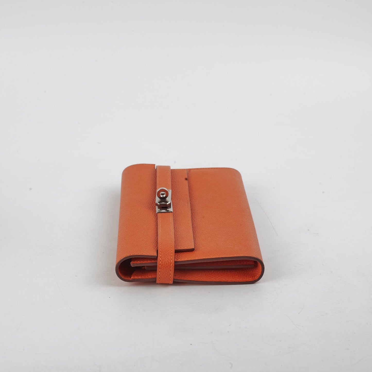Hermes Kelly Long Wallet Orange Epsom