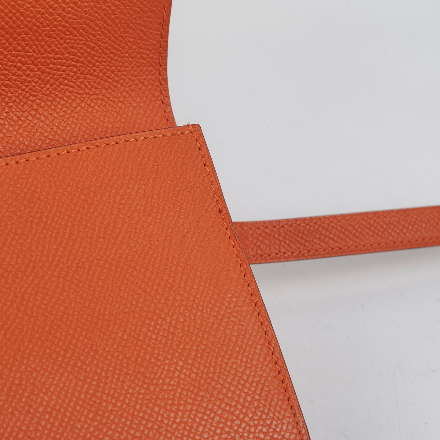 Hermes Kelly Long Wallet Orange Epsom