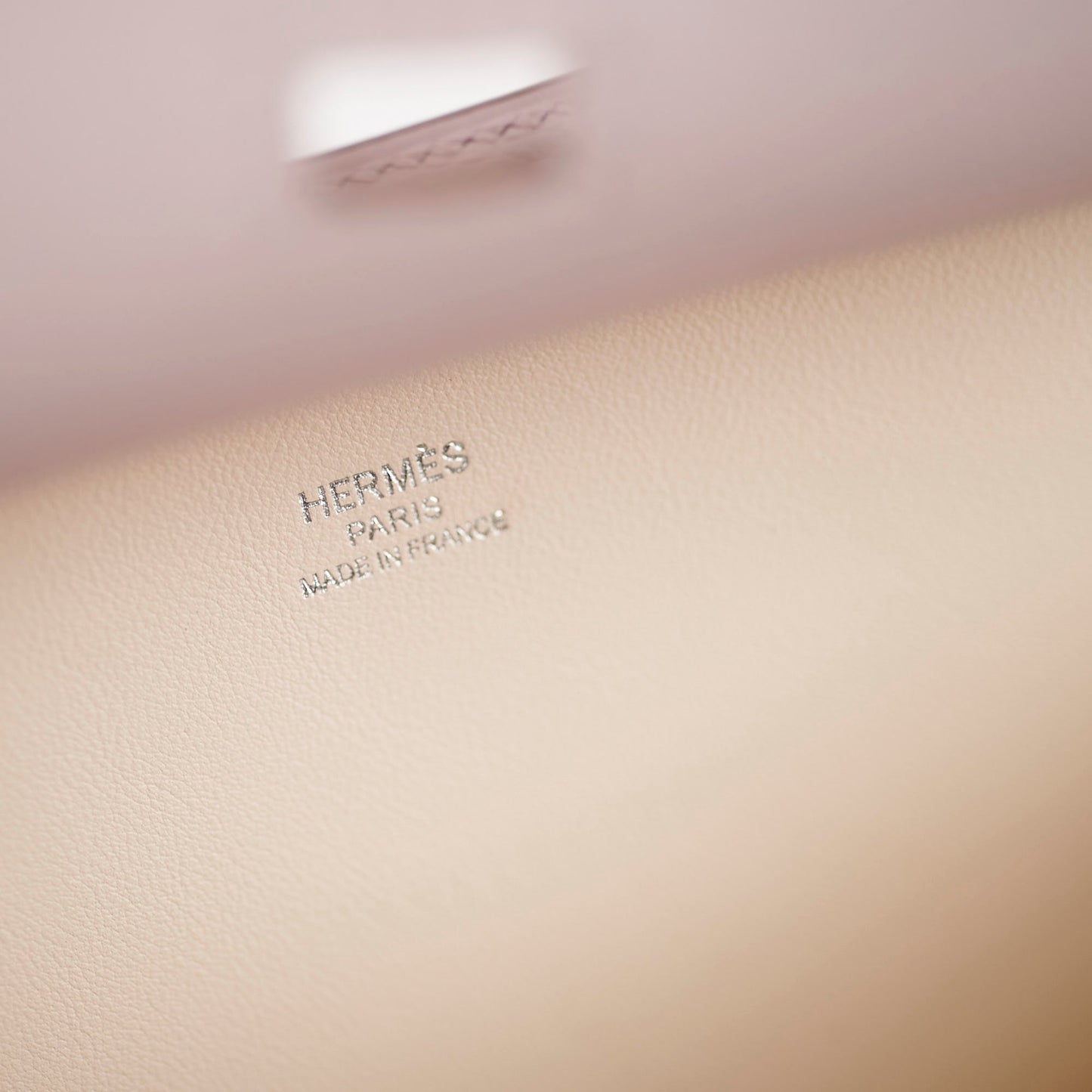 Hermes Mini Jypsiere Mauve Pale B Stamp