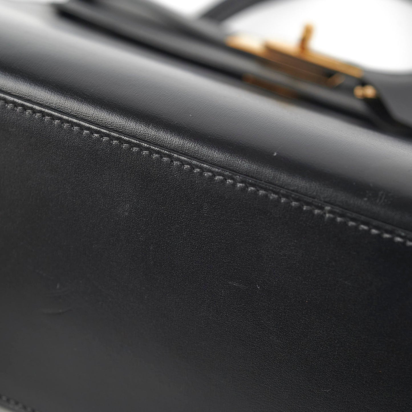 Hermes Kelly 28 Box Calf Black - Z Circle Stamp 1996