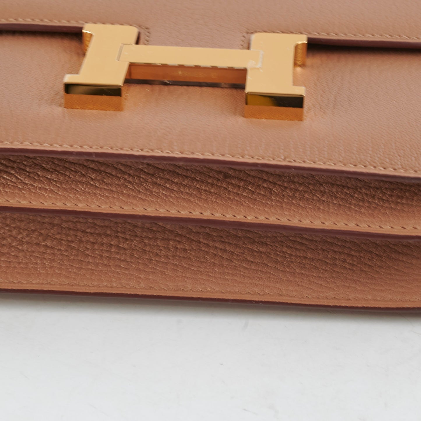 Hermes Mini Constance 18 Quebracho U Stamp 2022