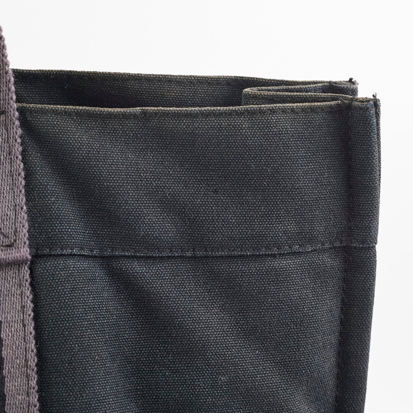 Hermes Herline Tote Canvas Black