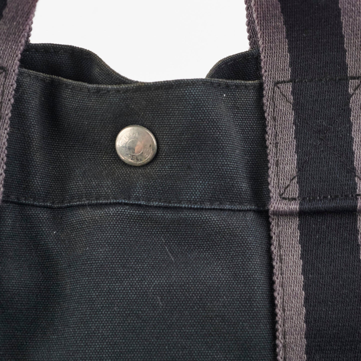 Hermes Herline Tote Canvas Black