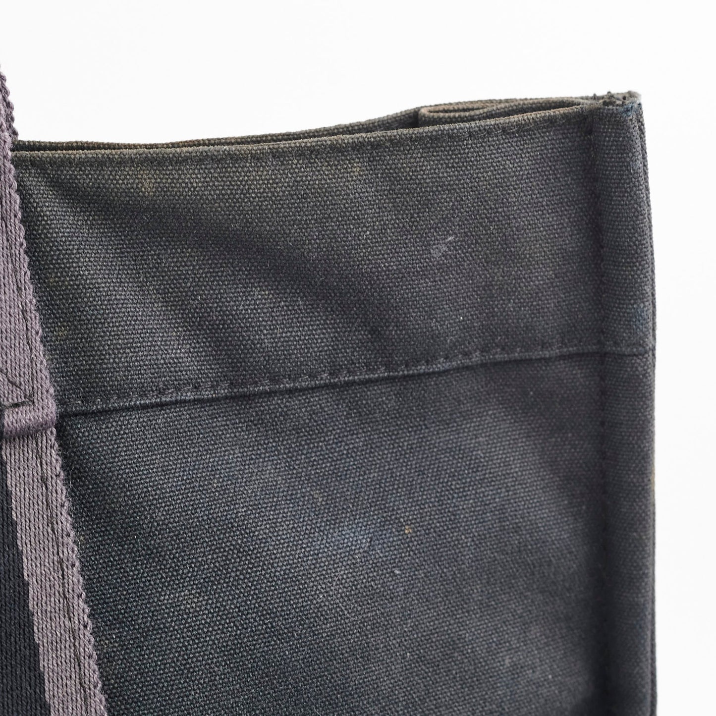 Hermes Herline Tote Canvas Black