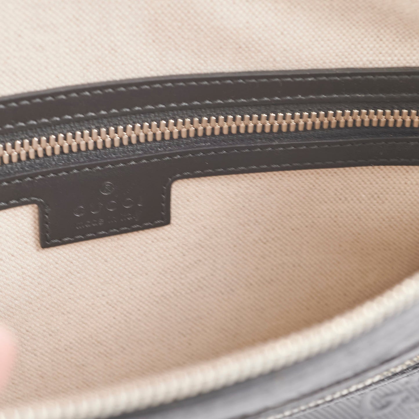 Gucci Mens Monogram Black Crossbody Bag