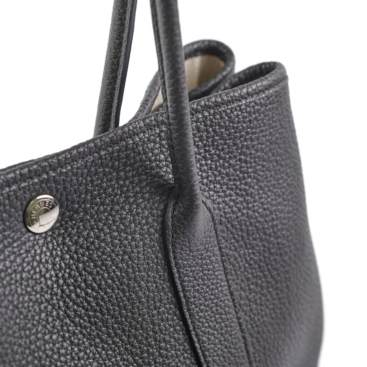 Hermes Garden Party 30 Noir - Q Square Stamp
