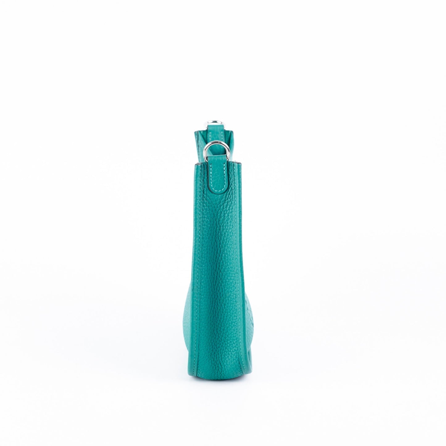 Hermes Mini Evelyne Green Clemence -  D Stamp