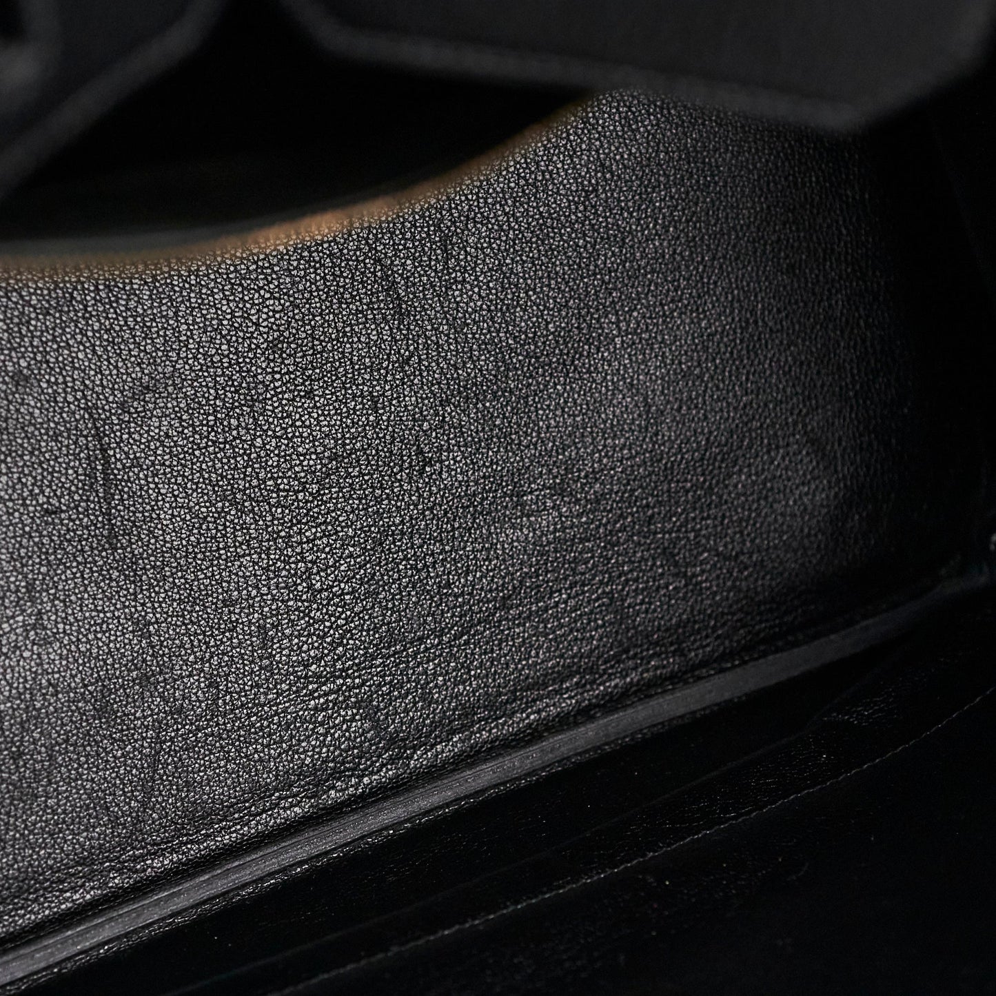 Hermes Birkin 35 Ardennes Black GHW - C Square Stamp