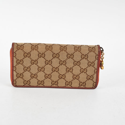 Gucci Monogram Canvas Long Wallet