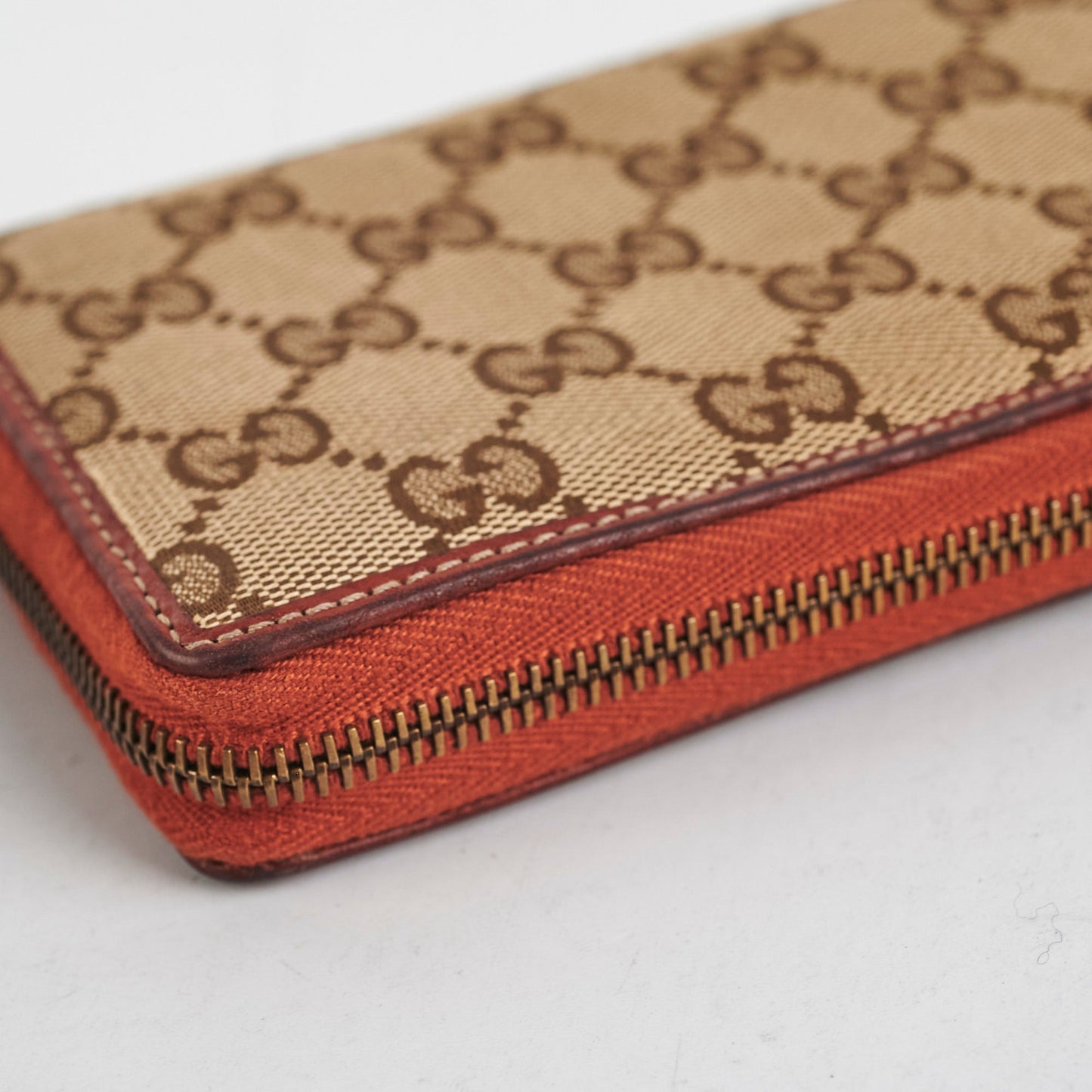 Gucci Monogram Canvas Long Wallet