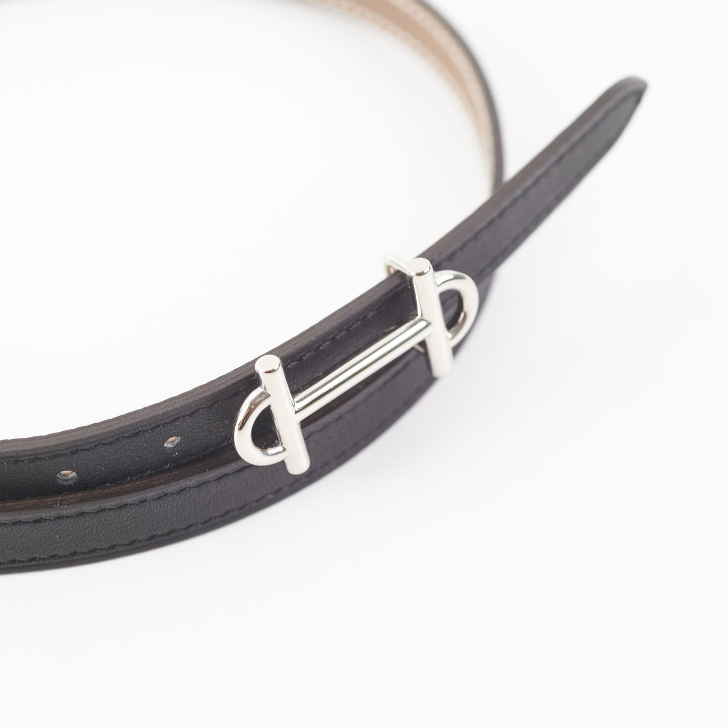 Hermes Gamma Reversible Belt Buckle Size 75