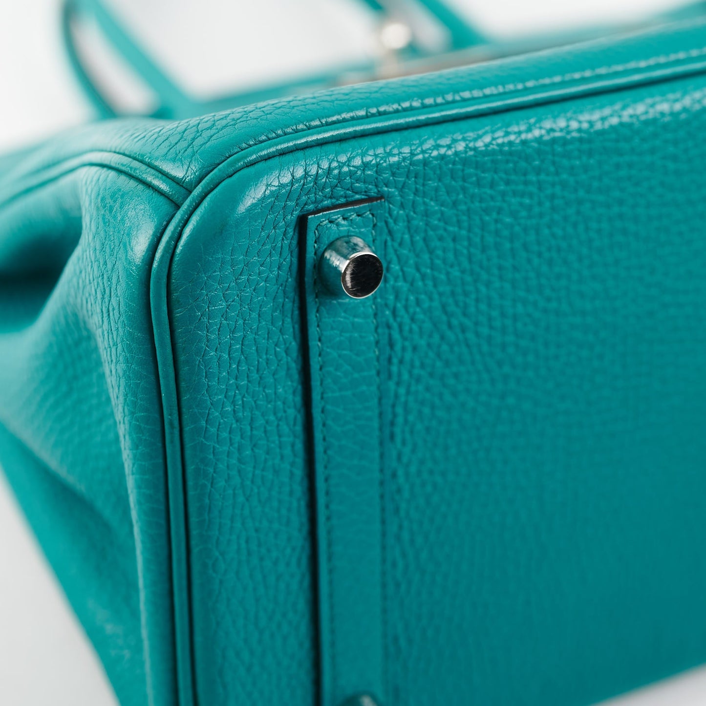 Hermes Birkin 30 Vert Verone Togo Stamp X (2016)