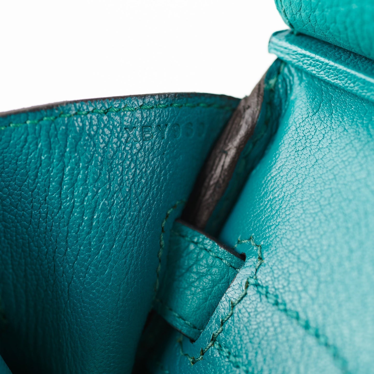 Hermes Birkin 30 Vert Verone Togo Stamp X (2016)