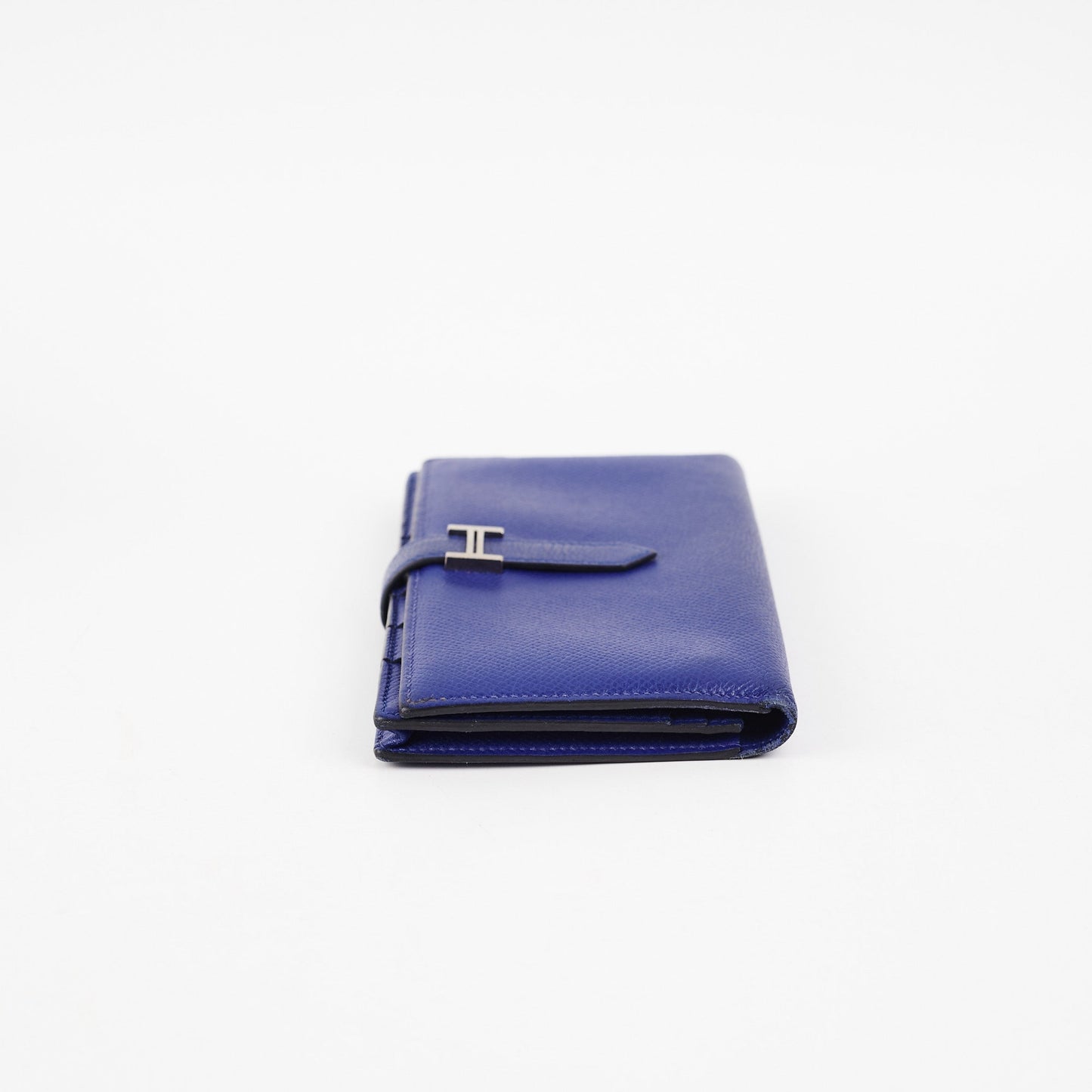 Hermes Blue Bearn Long Wallet