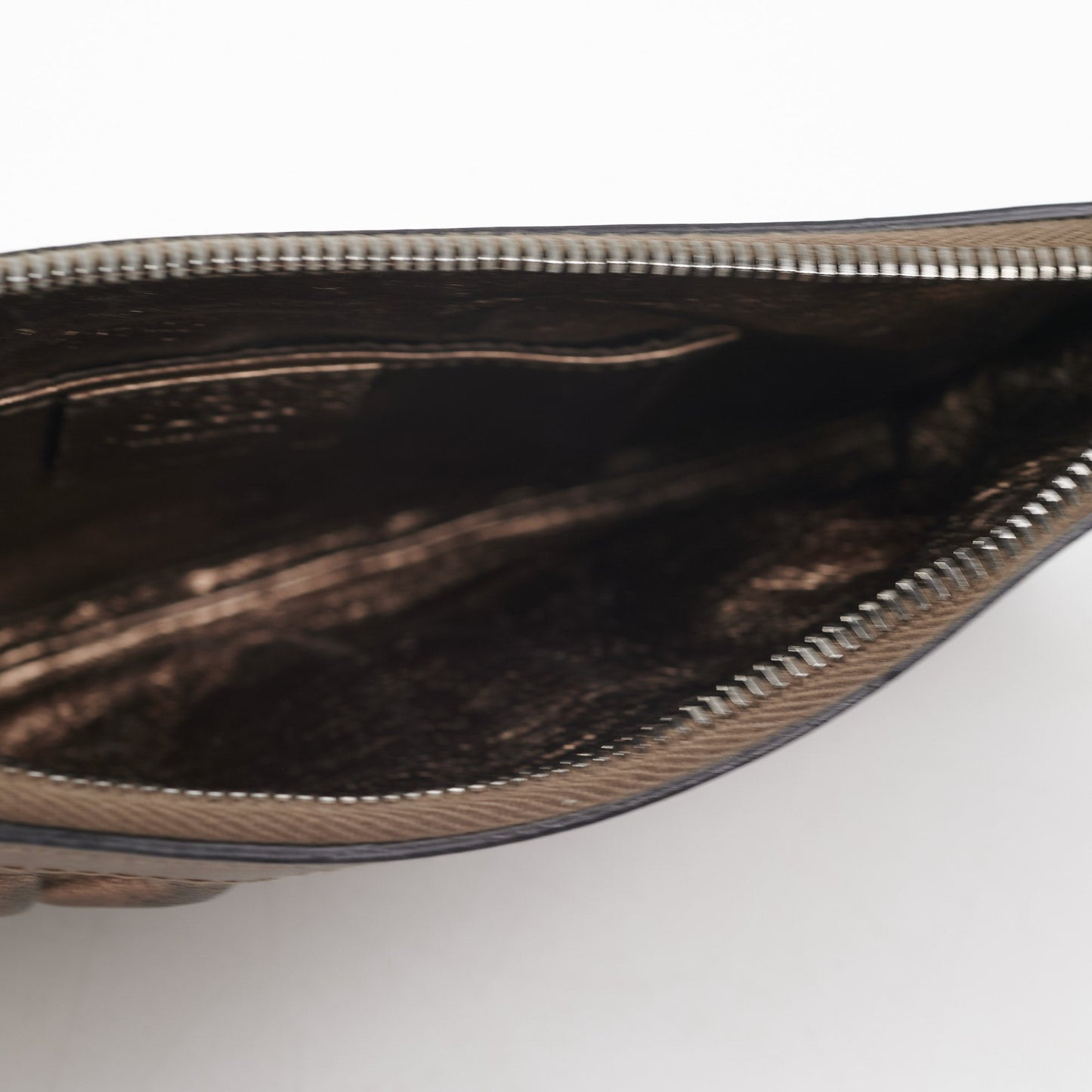 Gucci Metallic Bronze Tassel Pouch