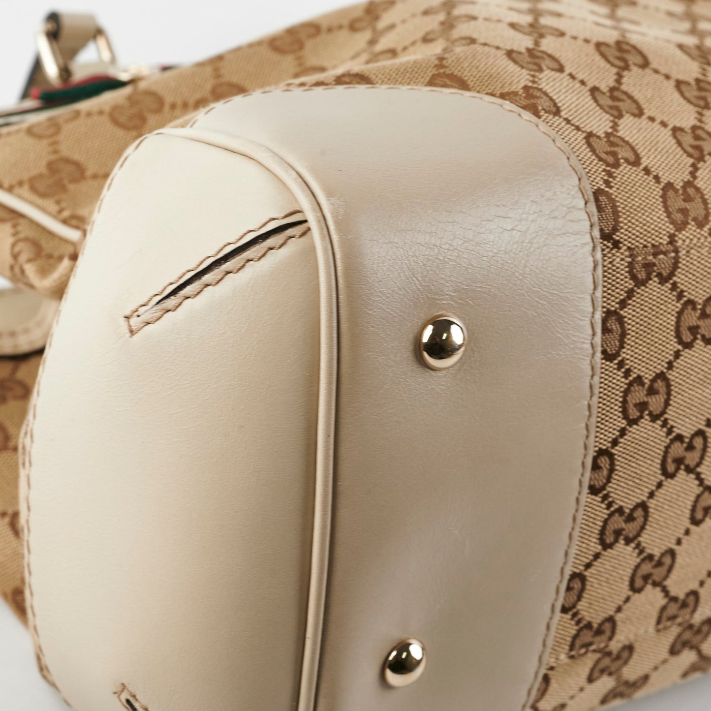 Gucci Monogram Vintage Shoulder Tote