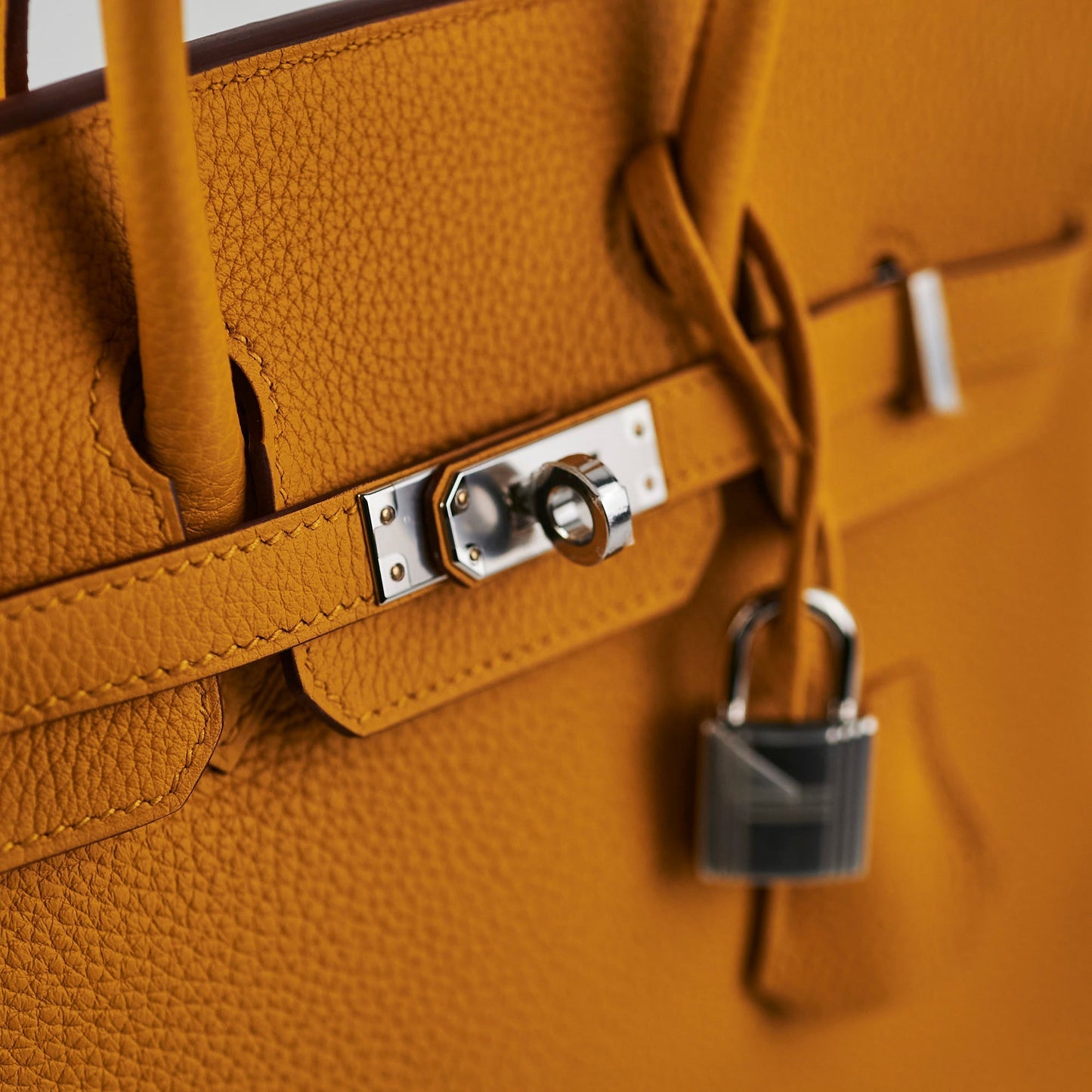 Hermes Birkin 25 Togo Jaune Ambre - B Stamp