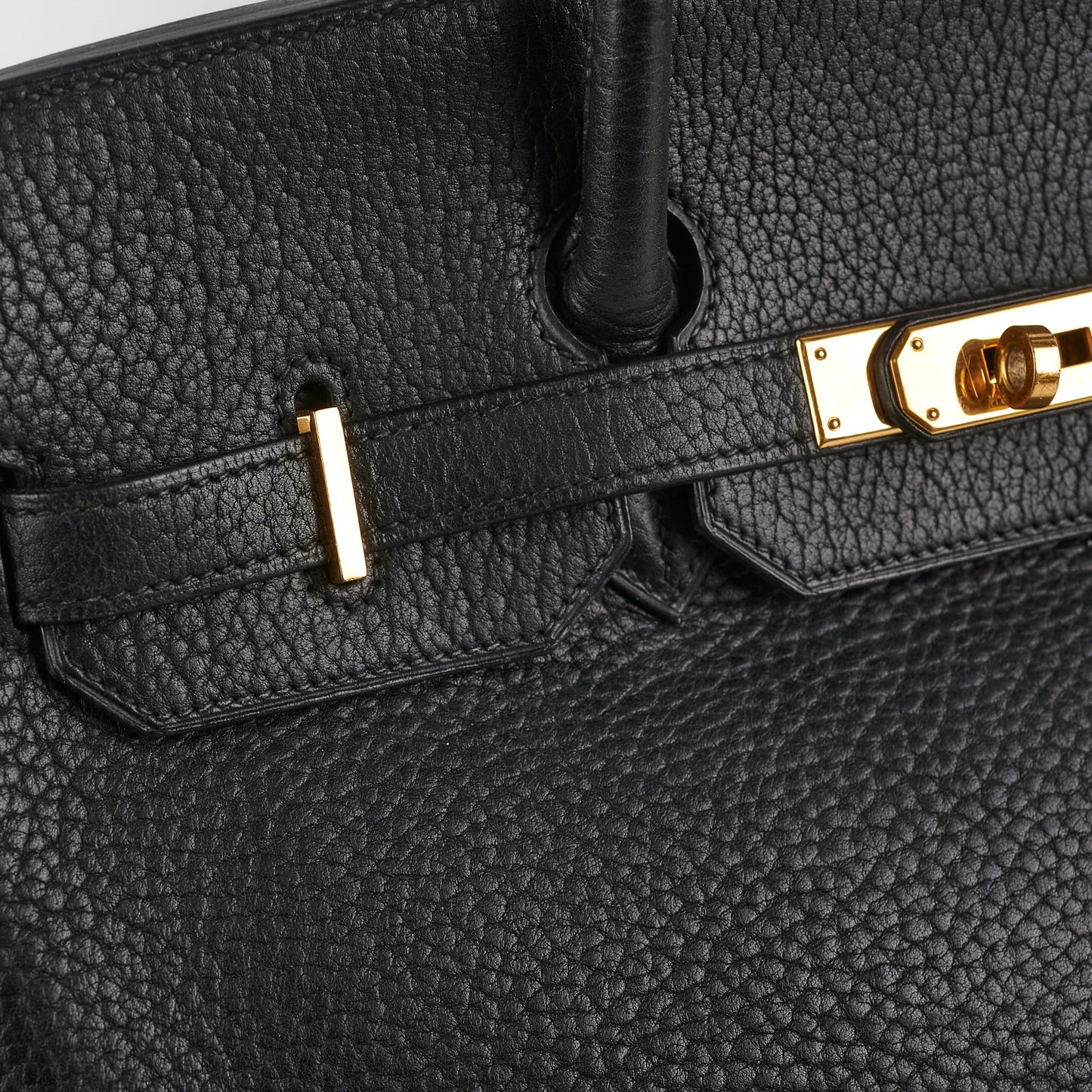 Hermes Birkin 35 Black Clemence Stamp Z Circle