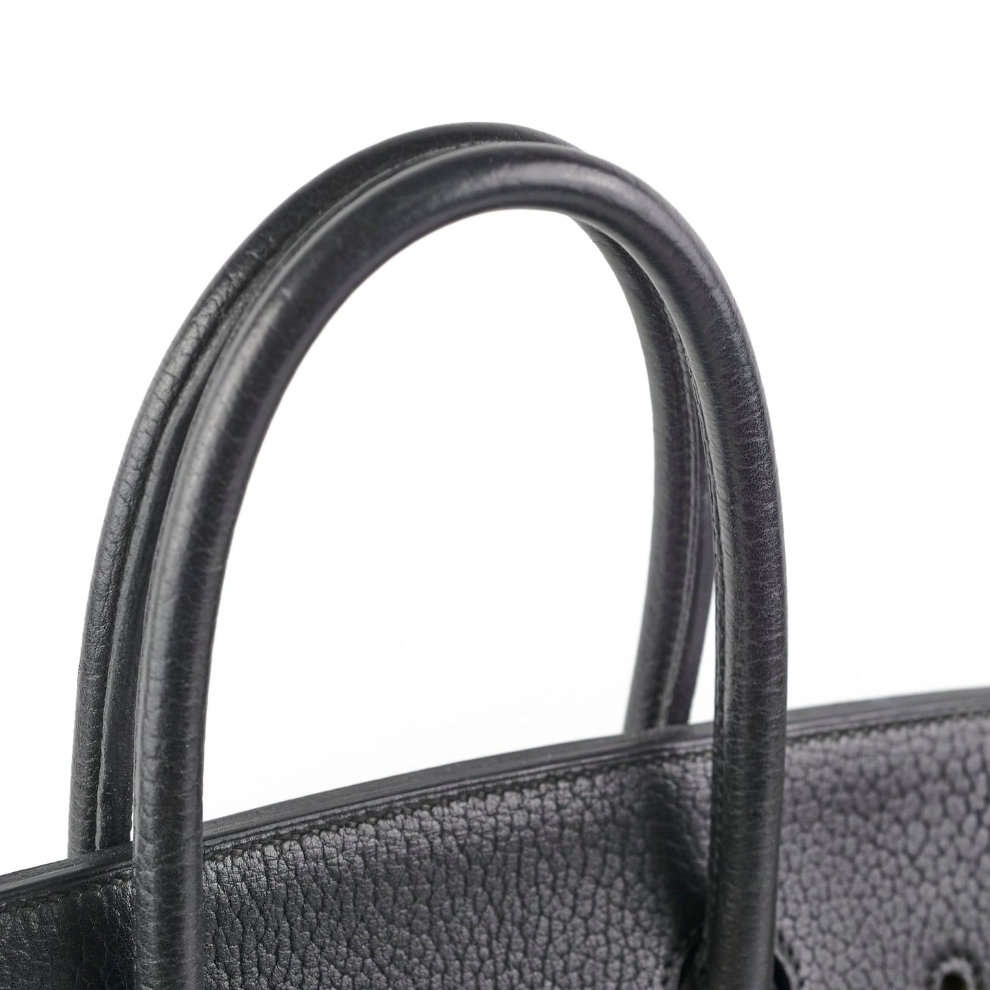 Hermes Birkin 35 Black Clemence Stamp Z Circle