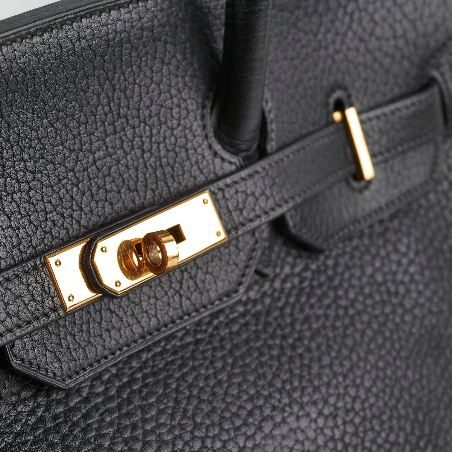 Hermes Birkin 35 Black Clemence Stamp Z Circle