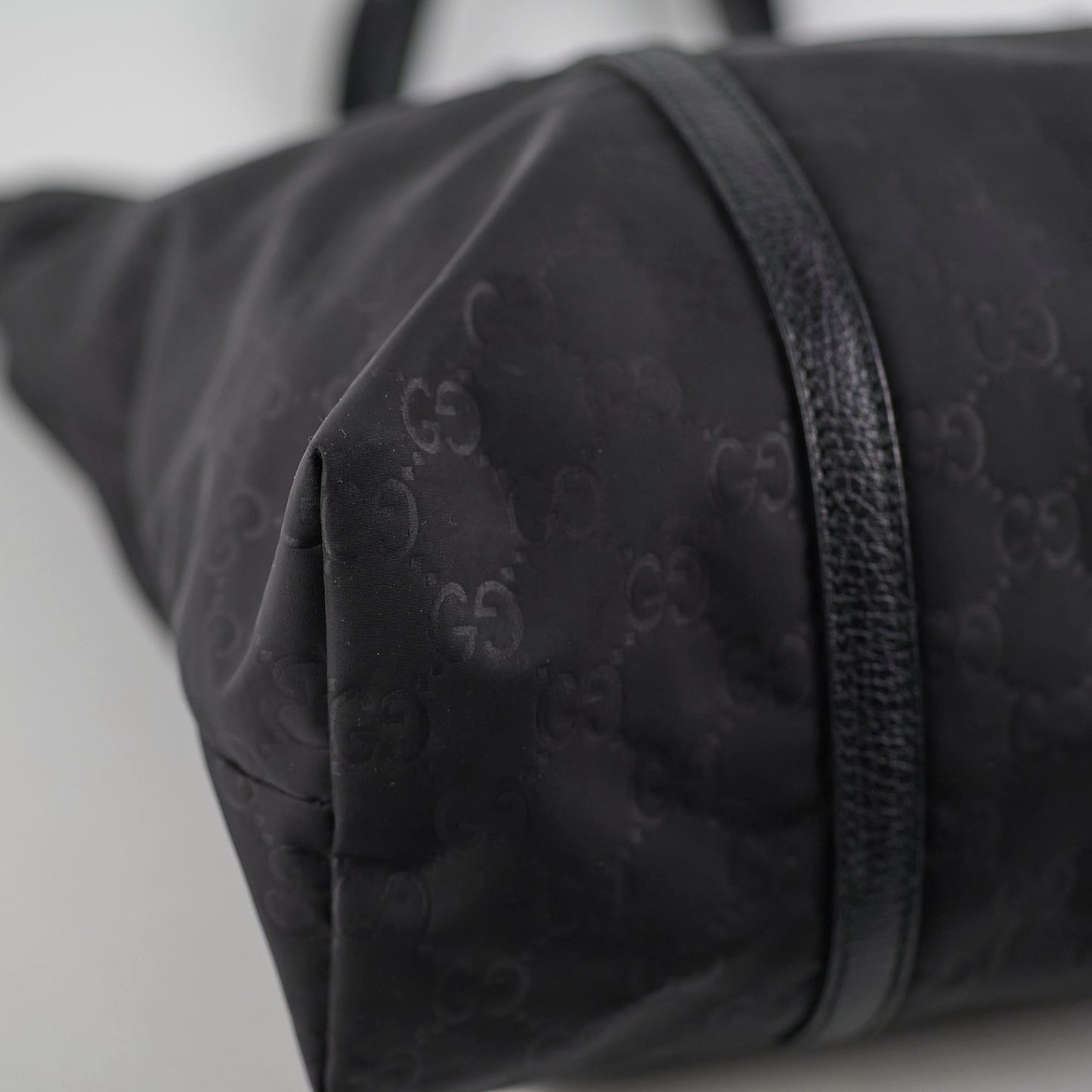 Gucci Vintage Monogram GG Black Tote