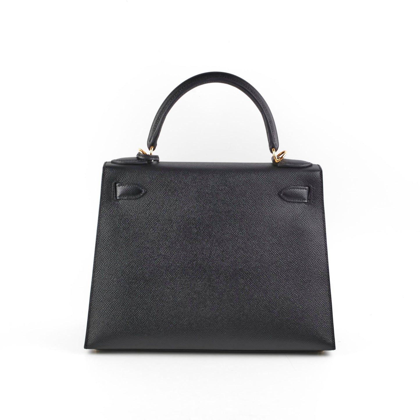 Hermes Kelly 28 Epsom Black D Stamp