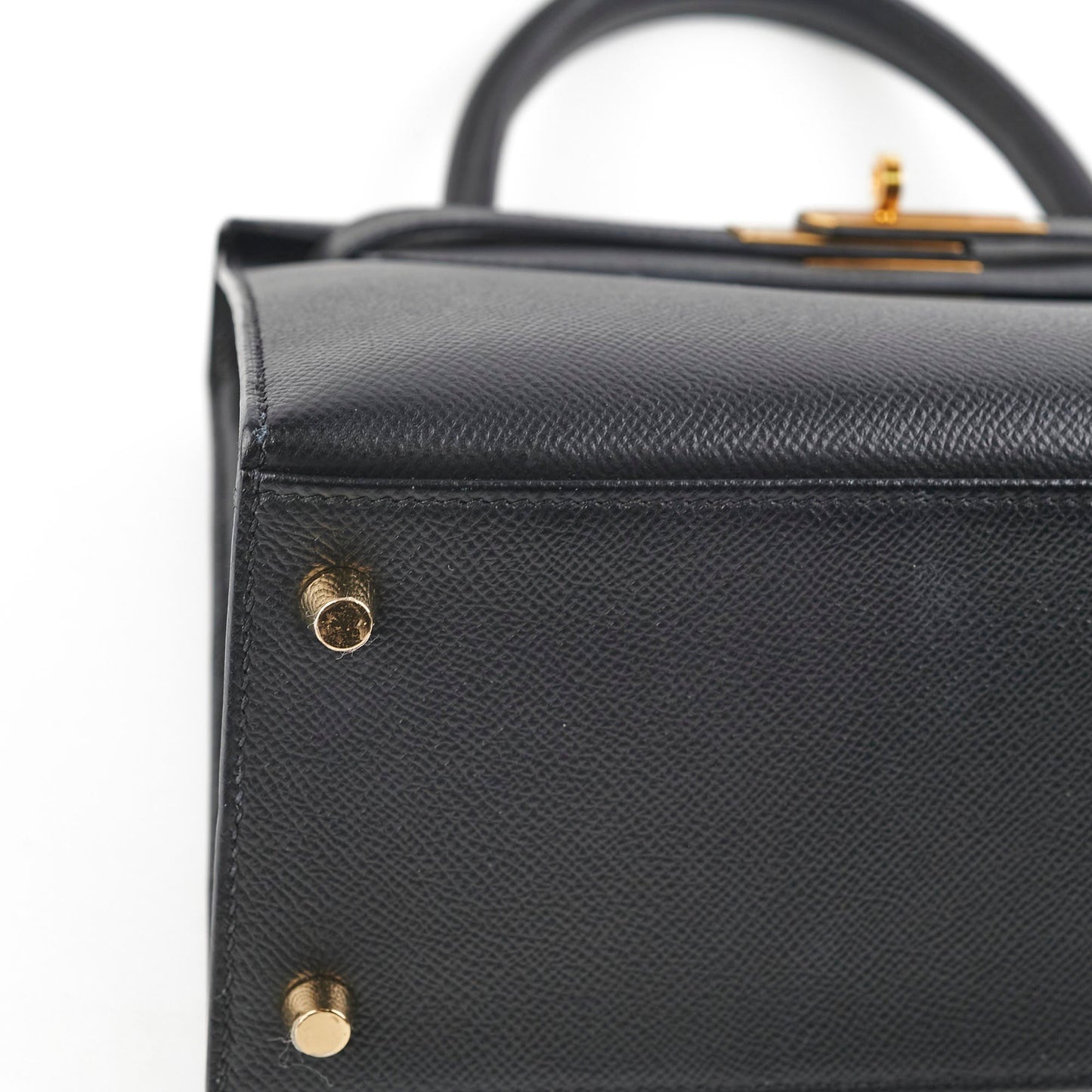 Hermes Kelly 28 Epsom Black D Stamp