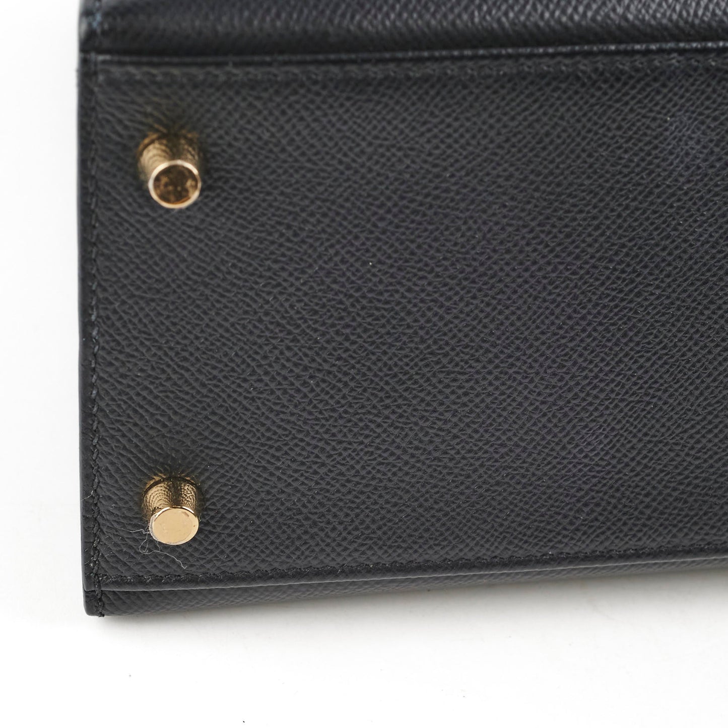 Hermes Kelly 28 Epsom Black D Stamp