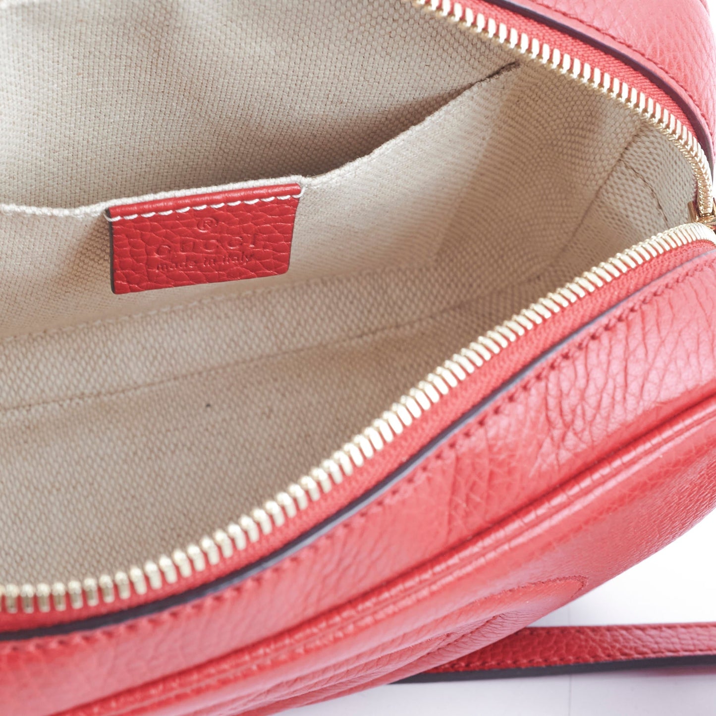 Gucci Soho Disco Red Crossbody Bag