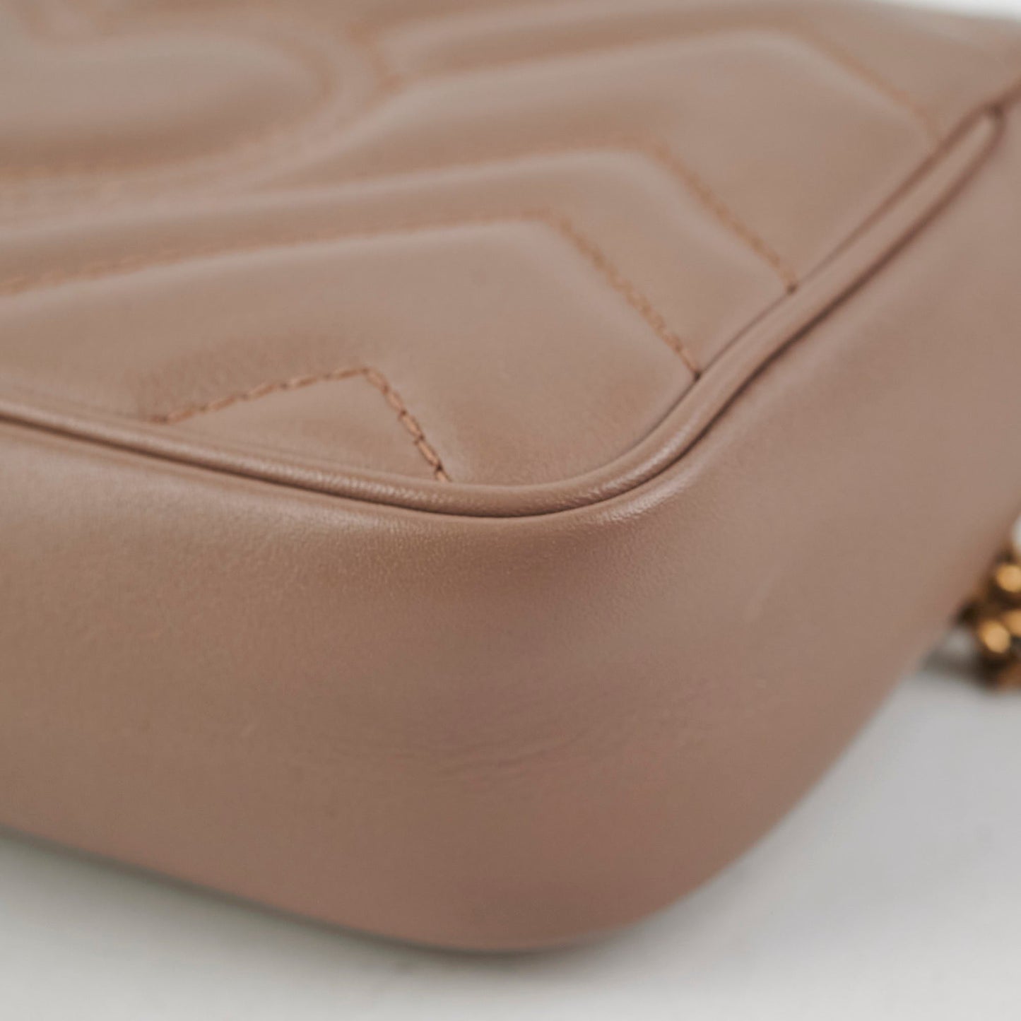 Gucci Super Mini Marmont Pink Crossbody Bag