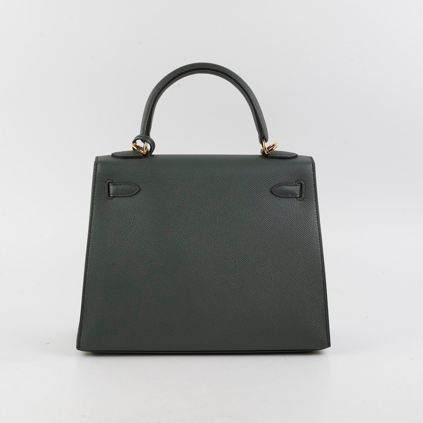 Hermes Kelly 25 Epsom Sellier Vert Armande - Z Stamp