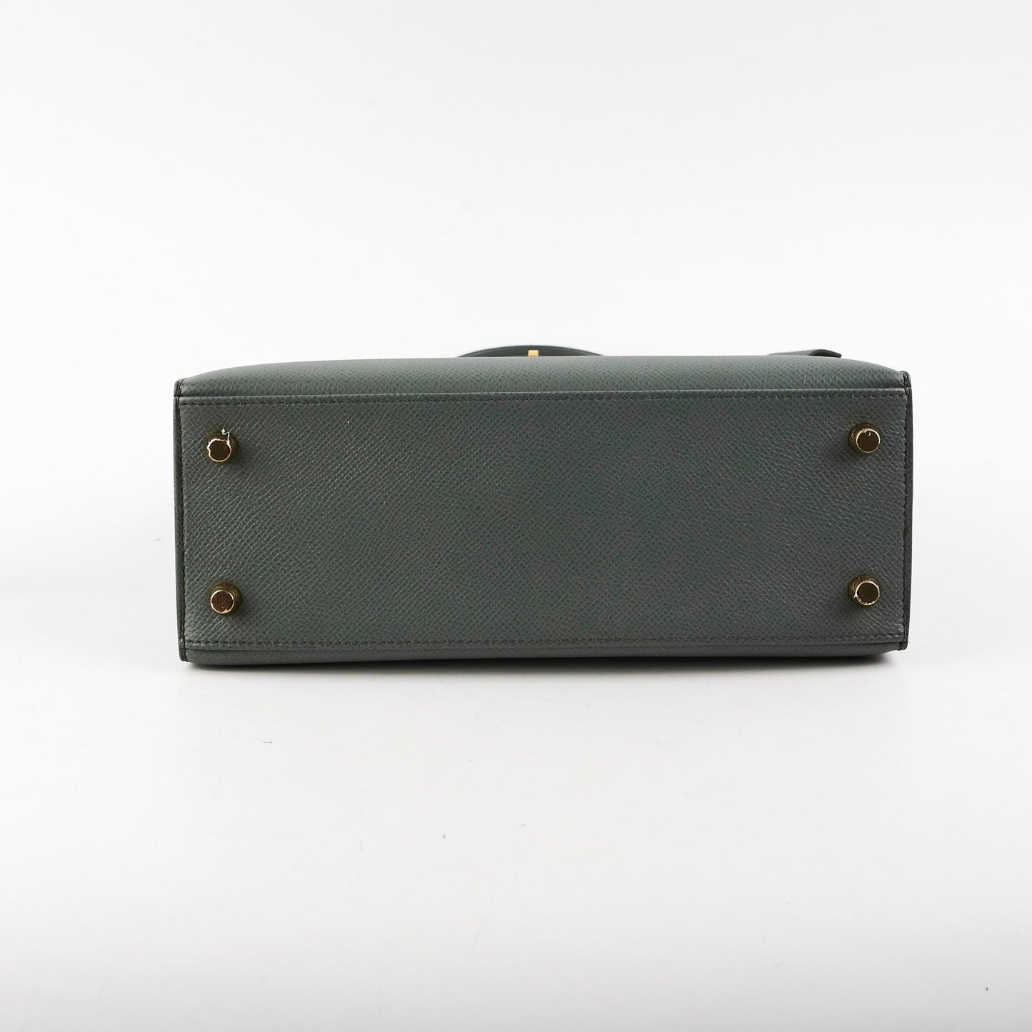 Hermes Kelly 25 Epsom Sellier Vert Armande - Z Stamp