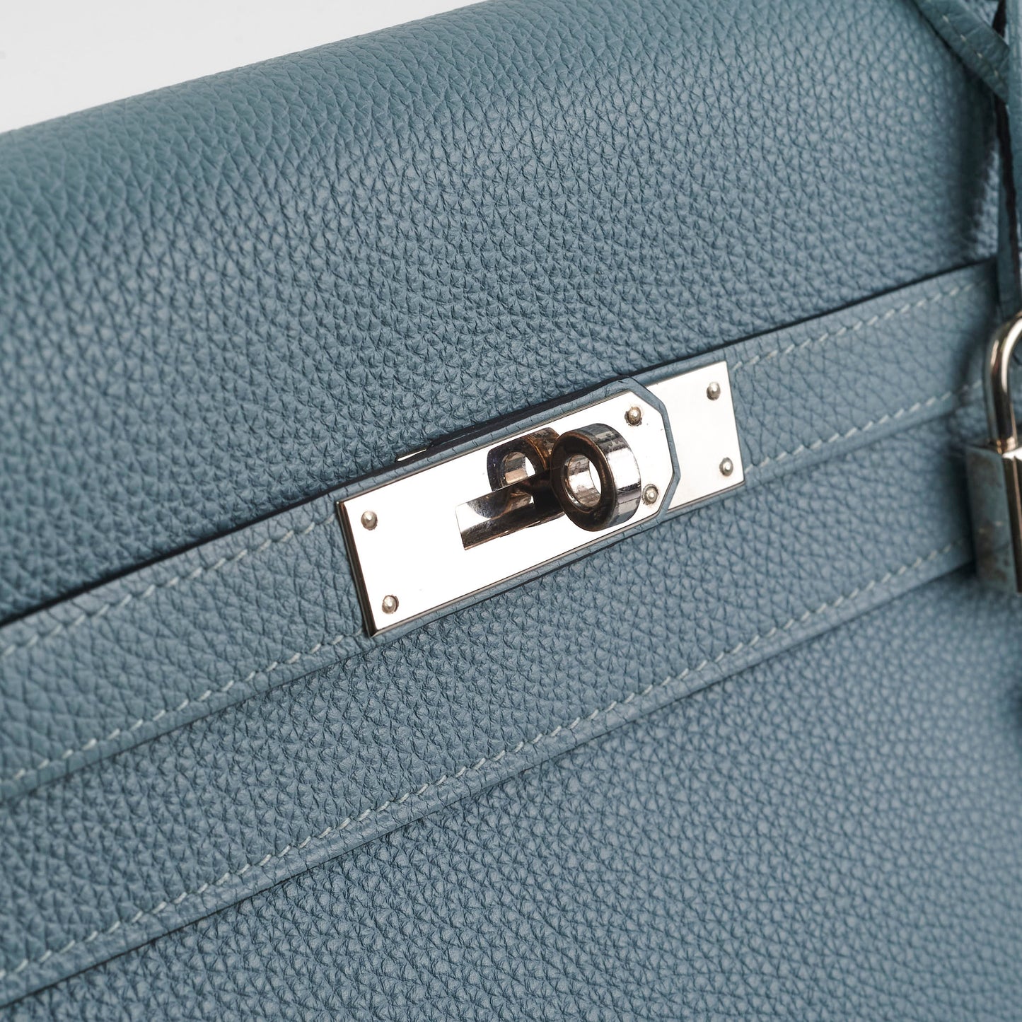 Hermes Kelly 32 Bleu Clemence - M Square