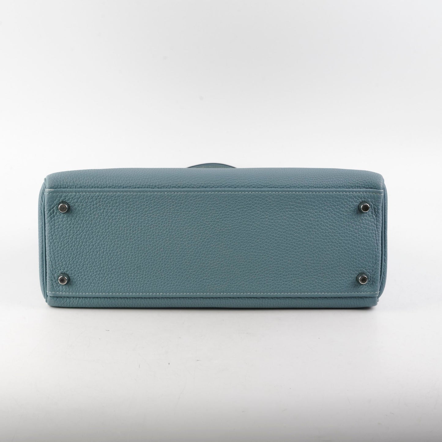Hermes Kelly 32 Bleu Clemence - M Square