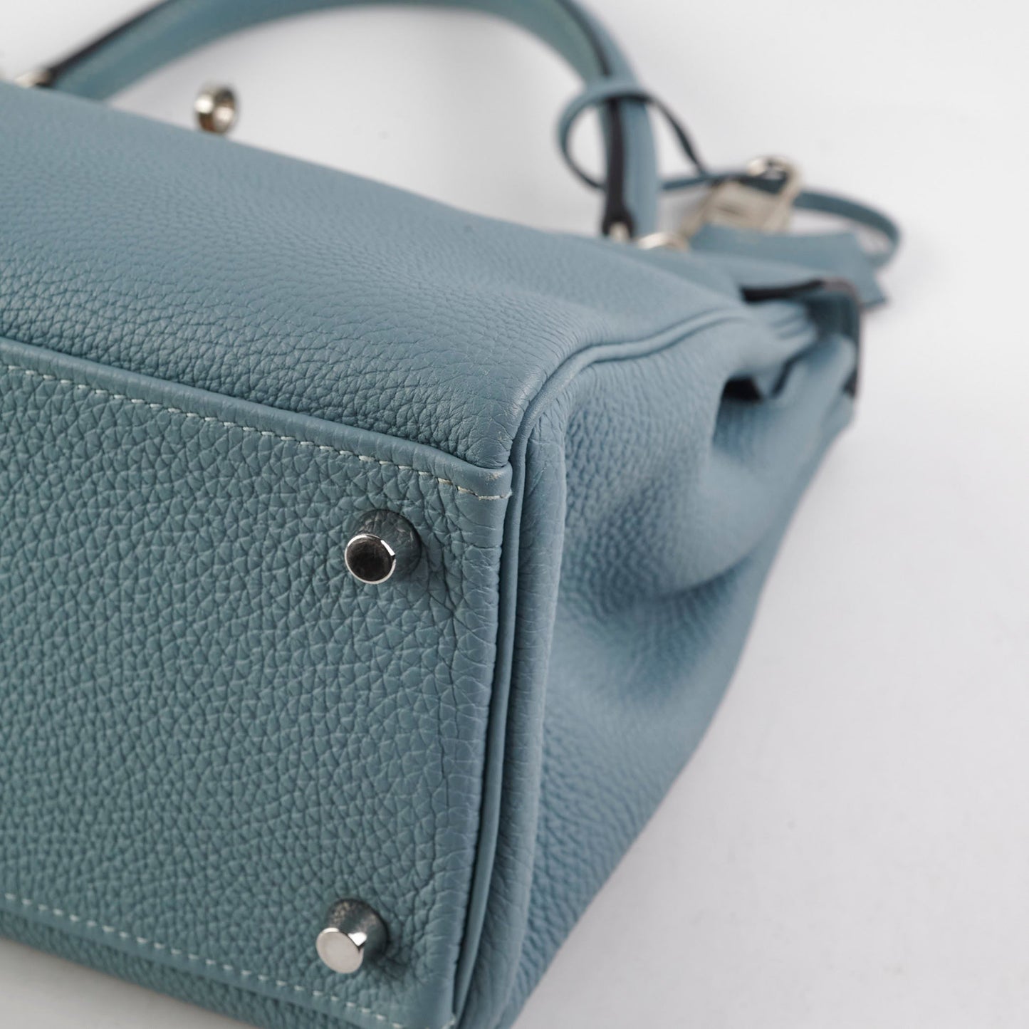 Hermes Kelly 32 Bleu Clemence - M Square