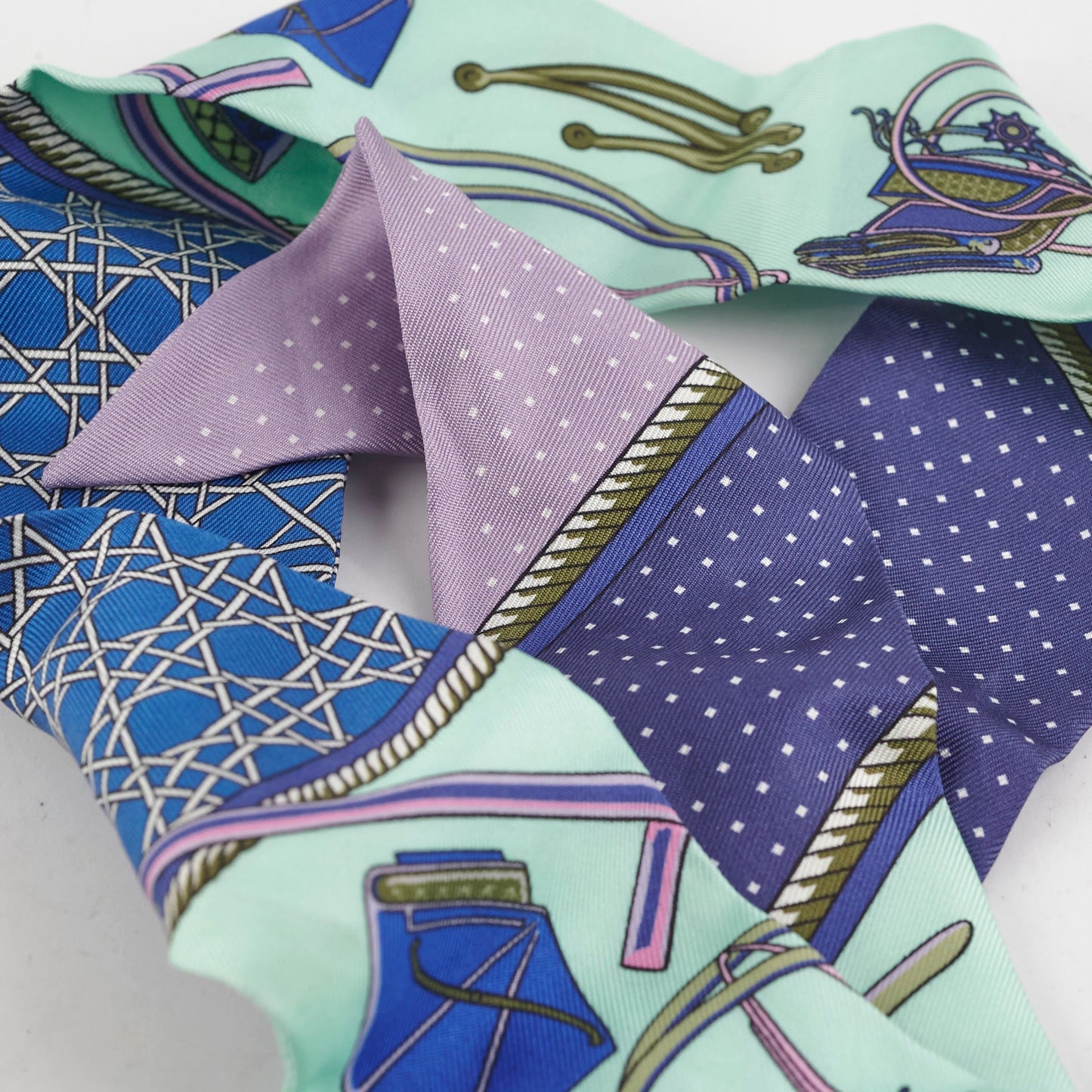 Hermes Twilly Purple/Blue