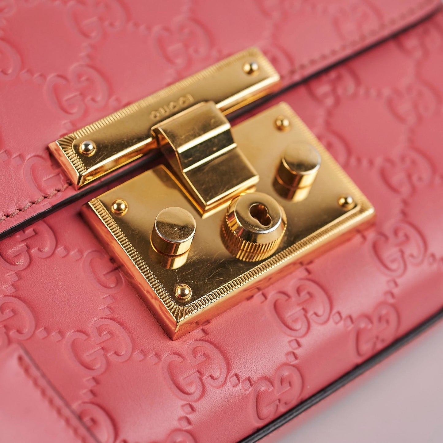 Gucci Padlock Small Pink