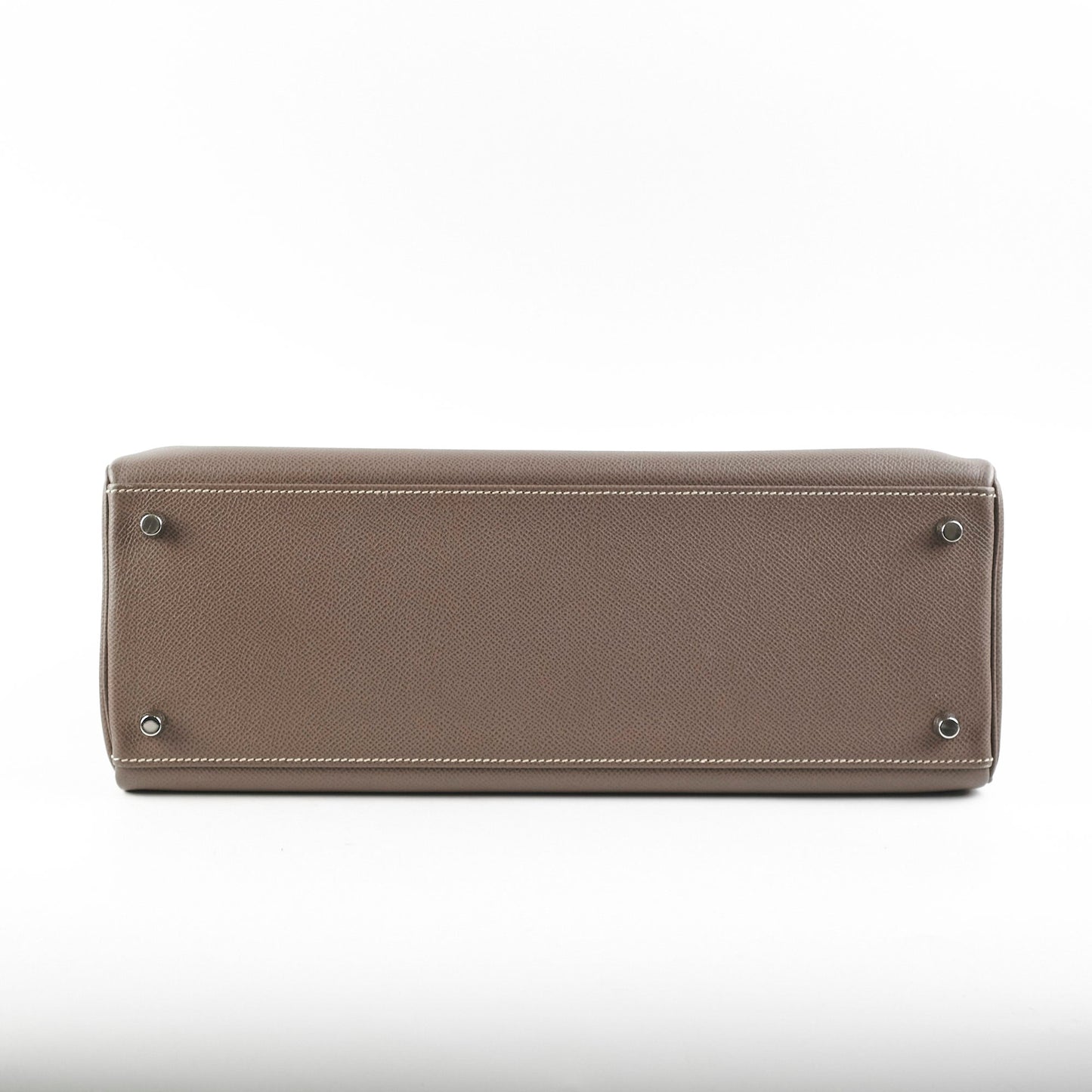 Hermes Kelly 35 Etoupe - P Square Stamp