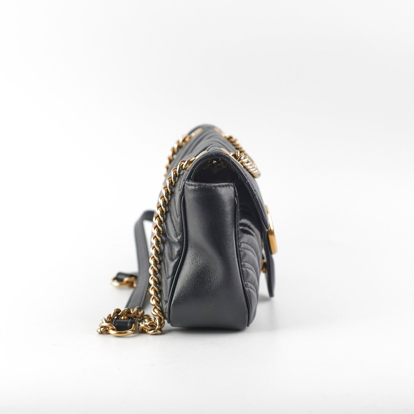 Gucci Marmont Small Black Shoulder Bag