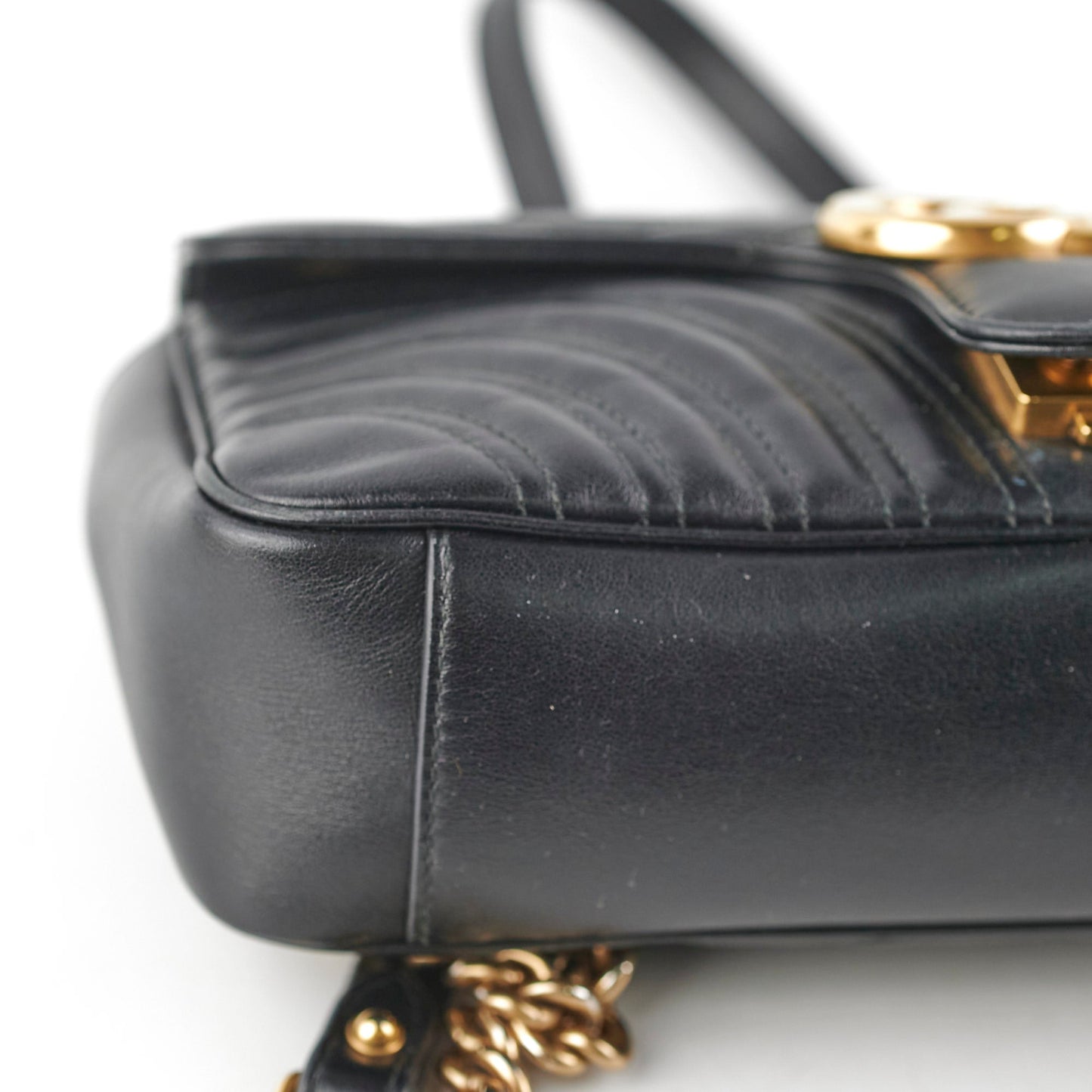 Gucci Marmont Small Black Shoulder Bag