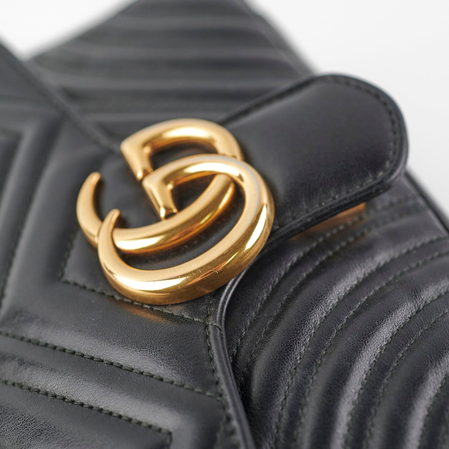 Gucci Marmont Small Black Shoulder Bag