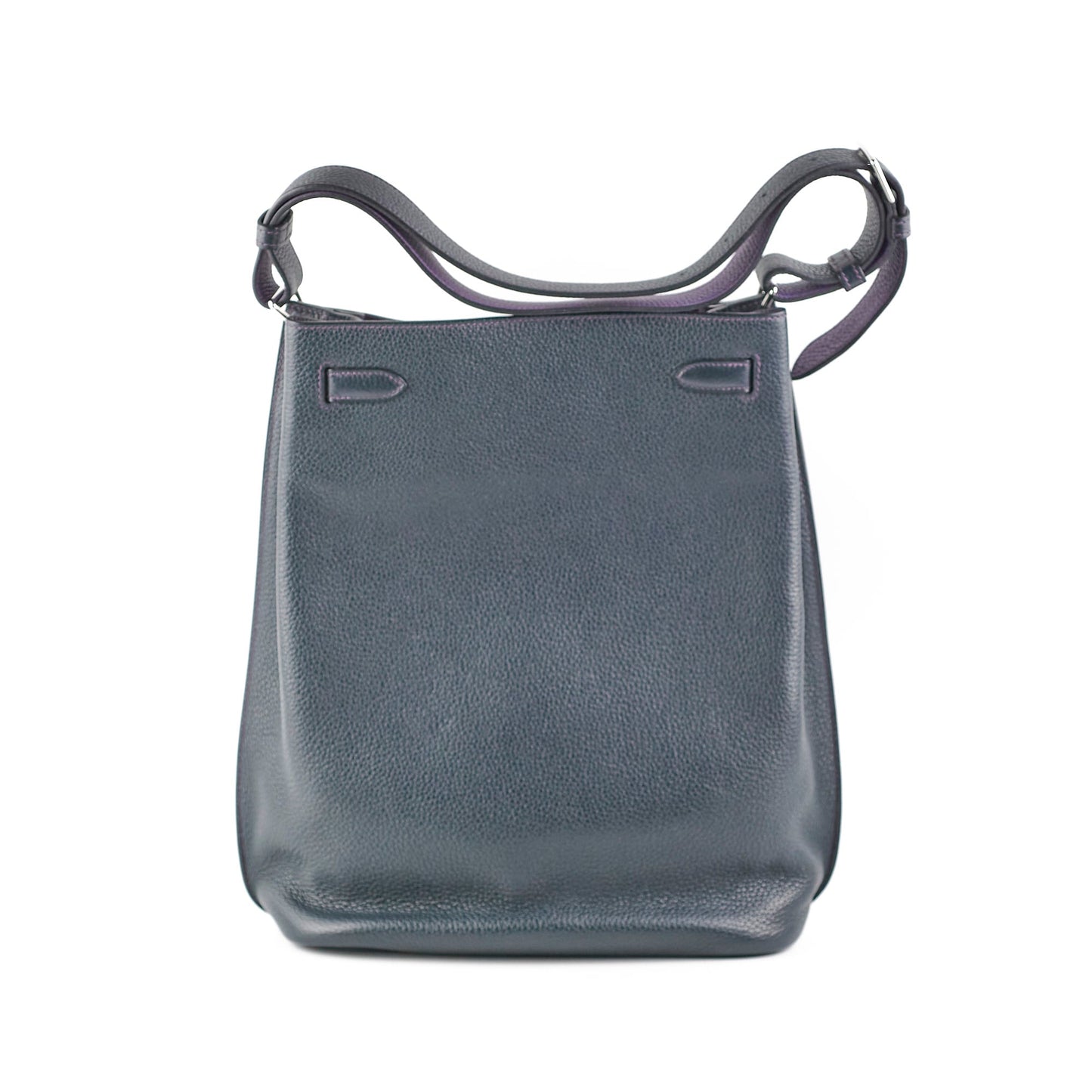Hermes So Kelly 26cm Dark Blue - Q Square Stamp