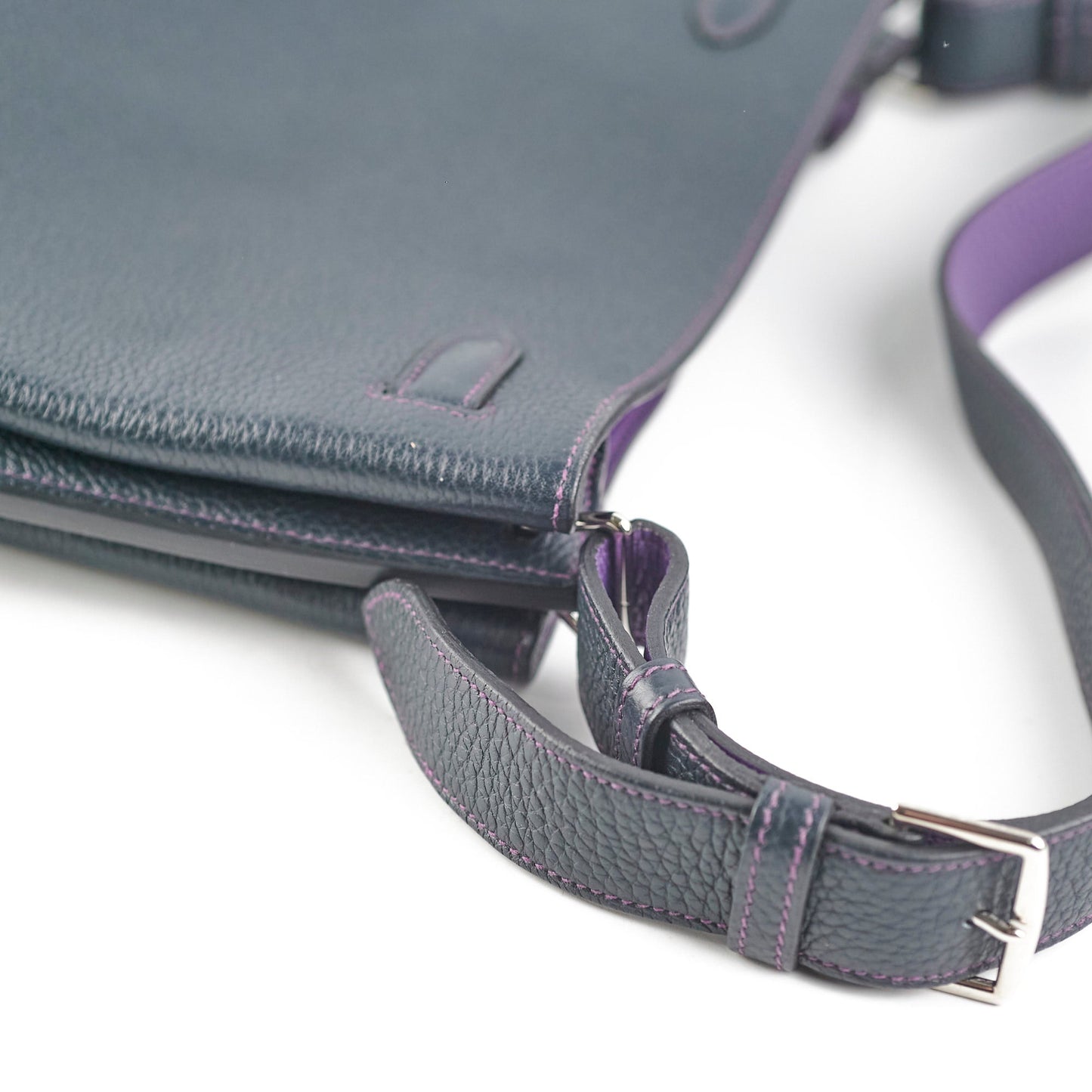 Hermes So Kelly 26cm Dark Blue - Q Square Stamp